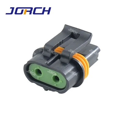 2 พินหญิงกันน้ำชุดสายไฟรถยนต์ตัวเชื่อมต่อกันน้ำ Auto Connector 12033769 DJ70232Y-6.3-21