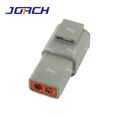 2 Pin Way DTP Series ตัวเชื่อมต่อไฟฟ้าอัตโนมัติแบบกันน้ำตัวผู้ DTP04-2P