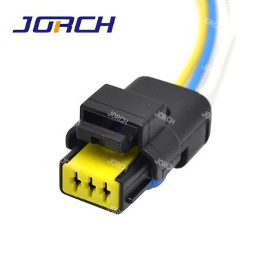 3 Pin หญิง Sicma Series กันน้ำอัตโนมัติไฟฟ้า Terminal ขั้วต่อสายไฟ FCI 211PC032S0049