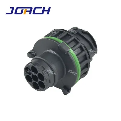 แจ็คเก็ตพลาสติก 7P พร้อมขั้วต่อขั้วต่อลากสายอัตโนมัติกันน้ำ 968421-1 DJ3073Y-1.5-11