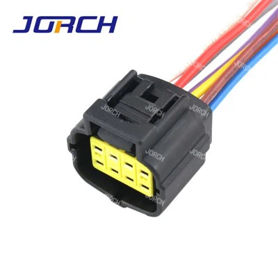 DJ70816Y-1.8-21 8 พิน Famale เครื่องยนต์อัตโนมัติเซนเซอร์ออกซิเจนขั้วต่อปลั๊กลากสาย 174982-2 368533-1